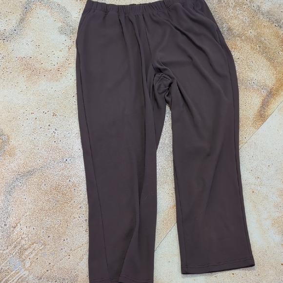 Woman Within | Brown Comfy Sweat Pants Joggers Size L - Picture 5 of 11